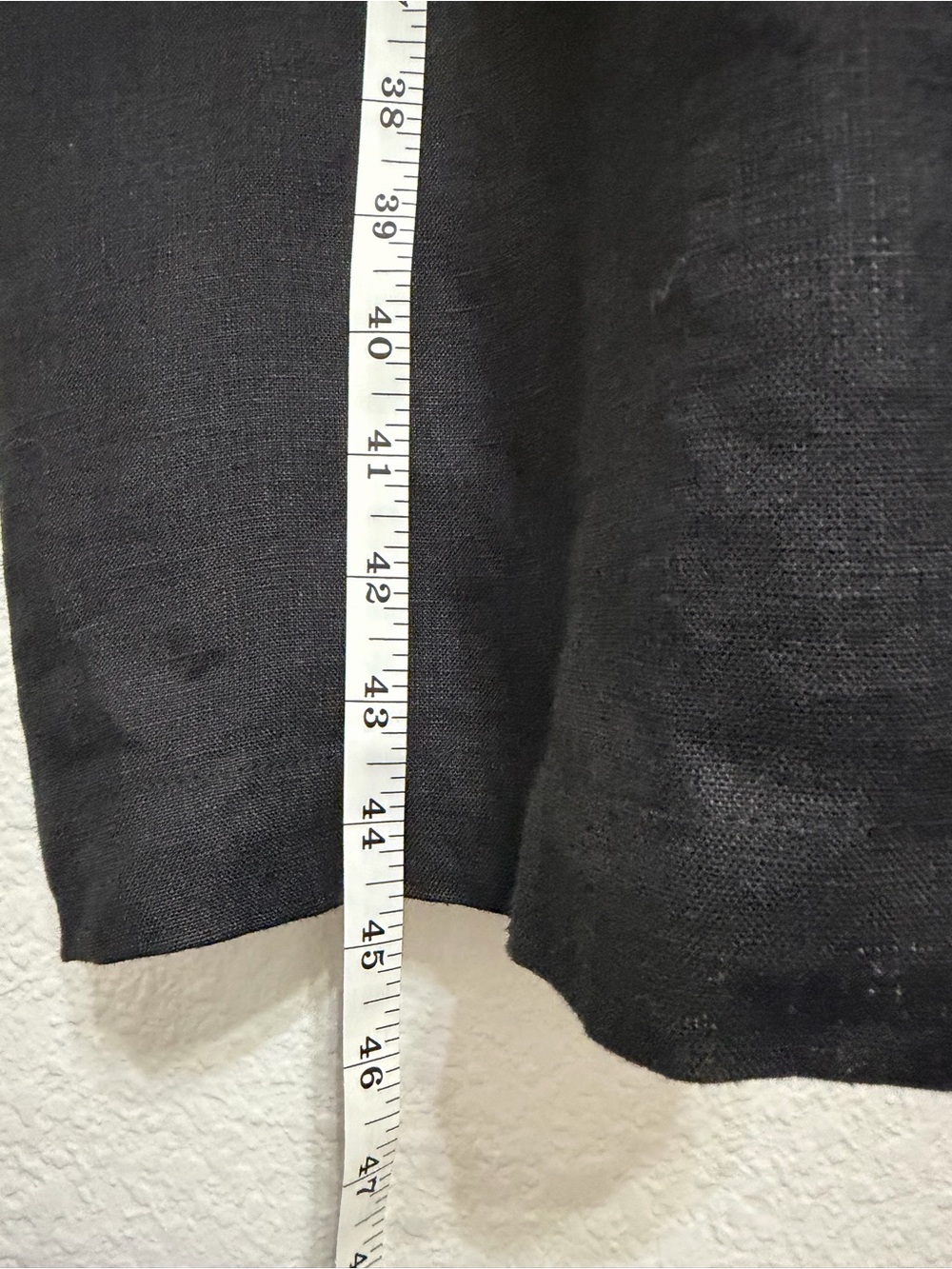 Gudren Sjoden 100% Linen Pleated Flowy Midi Dress Black Large - Picture 7 of 8